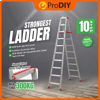 Tangga Lipat 10 Step Ladderman Commercial ladder Foldable Aluminium Ladder Foldable Multipurpose Hea