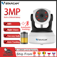 Vstarcam Indoor IP Camera HD 1080P Battery Camera WiFi Wireless Surveillance Camera 3MP Home Security PIR Alarm Audio Low Power