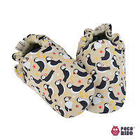 英國 POCONIDO 純手工柔軟嬰兒鞋 (海鸚鵡)