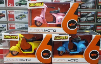 F-Toys - Diecast Motor Klasik Vespa CLASSIC MINIATUR SCOOTER
