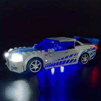 ชุดไฟ LED LYBMTWF ออกแบบมาสำหรับรุ่น 76917 ใช้ได้กับโมเดลบล็อกตัวต่อ Speed Fast And The Furious ไม่ร