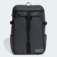 【adidas 愛迪達】後背包 運動包 書包 旅行包 大容量 HYBRID BP1 灰黑 IT4591