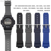 Sport Watchband Soft Silicone Watch Strap for GW-M5610/G-5600,GW-B5600,GLS-5600,GB-5600,DW-6900 DW-5600/5000/5030 Casio G-shock