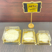 50PCS TRAY MIKA GOLD / TRAY MIKA TUTUP BENING / MIKA MOCHI / MIKA KUE BULAN / MOONCAKE / MIKA PUDING