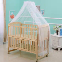 Round Dome Crib Mosquito Netting Summer Baby Bed Mosquito Net Crib Netting Dropship