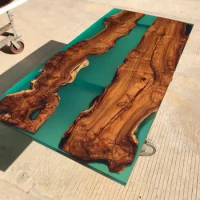 High Quality Epoxy Resin Dining Table New Design Luxury Nordic Simple Tea Table Steady Large Board Tea Table
