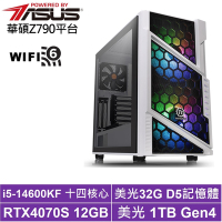 華碩Z790平台[原初劍豪]i5-14600KF/RTX 4070S/32G/1TB_SSD