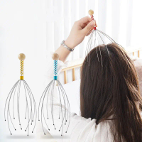 Máy Massage Đầu, Bộ 2 Chiếc, Cọ Chải Gãi Đầu, Đầu Bạch Tuộc, Dụng Cụ Chăm Sóc Da Đầu, Dụng Cụ Thần T