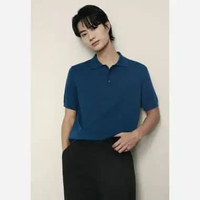 Giordano Men's (Online Exclusive) Korea Short Sleeve Sweater 0105530302 Blue M
