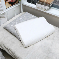 【BuyJM】石墨烯遠紅外線護頸工學天然乳膠枕附枕套(能量枕/機能枕/健康枕)