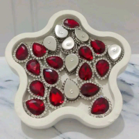 Diamond Cangkang Tetes Variasi 10x,14 warna,Diamond lusinan Payet cangkang lusinan,Bahan perlengkapa