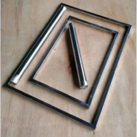 Bingkai Perata Adonan Kue & Rollpin Bahan Stainless Ukuran 40x30 Cm & 30x20 Cm Ketebalan 1 Cm  1 Set