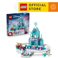 LEGO Disney Princess 43281 Elsa's Ice Castle & Snow Ride Adventure (216 Pieces), Building Block, Toy