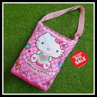(SALE) TAS TOTE SELEMPANG KANVAS HELLO KITTY / TAS BAHU WANITA TAS BAHU ANAK REMAJA WANITA CEWEK CEW