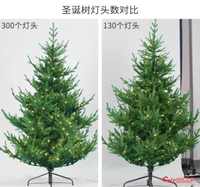 新品優惠★聖誕樹 好家聖誕樹1.5米1.8環保家用套餐發光豪華加密仿真節日樹擺件英款T 1色