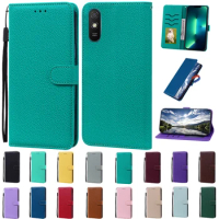 9A 9AT Case For Redmi 9A Case Xiamo Redmi 9A 9AT Cover Wallet Leather Flip Case For Redmi 9AT 9A Magnetic Book Phone Case Fundas