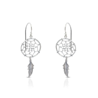 UC Jewelry Anting Perak 925 Model Dreamcatcher