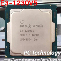 Original Intel Xeon E3-1230V5 CPU 3.40GHz 8M 80W LGA1151 E3-1230 V5 Quad-core E3 1230 V5 processor E3 1230V5 Free shipping