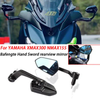 For Yamaha NMAX155 X-max 300 Xmax300 2023 Motorcycle Accessories Mirror Hand Sword Glass Mirror Front