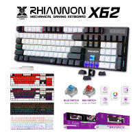 [COD] [Tiktok]NUBWO X62 คีย์บอร์ด Keyboard Gaming คีย์บอร์ดเกมมิ่ง คีย์บอร์ดแมคคานิคอล Blue Switch ป