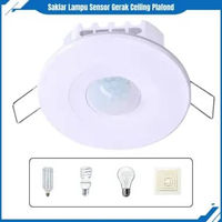Saklar Lampu Sensor Gerak Ceiling Plafond Sensor Gerak Cahaya Tipe Sensor Radar