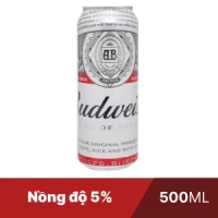 Bia Budweiser lon 500ml