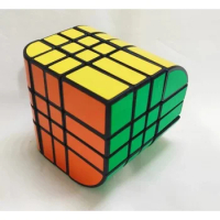 4x4 Mirror Cube Calvin's Puzzle 4x4x4 Penrose Cube Black Body with 3-Color Sticker (Manqube Mod)) Cast Coated Magic Cube Toys