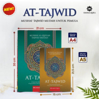 Mushaf Al-Quran Jumbo A4 At-Tajwid Warna Ummul Qura Hijau Toska Al-Qur'An