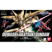 【鋼普拉】現貨BANDAI 鋼彈 HG 1/144 #40 OOWASHI AKATSUKI GUNDAM 大鷲曉鋼彈 電鍍版