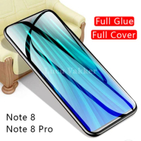 tempered glass phone case for xiaomi redmi note 8 pro cover Etui Protective Shell Accessories on Xiaomi note8 not 8pro note8pro