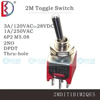 Six foot two gears 2MD1T1B1M2QES double pole double throw dailywell Q22 3 a button toggle switch