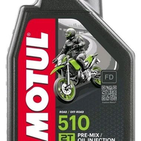 OLI MOTUL 510 POWERLUBE 2T TECHNOSYNTHESE 1L - OLI SAMPING MOTOR 2 TAK - 2 STROKE MOTORCYCLE OIL HON