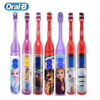 Oral B Kids Electric Toothbrush Pro-Health Dental Hygiene Vibrating Brush Head for Child 3+ Gum Care Teeth Brush Battery Powered