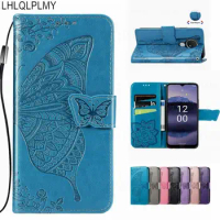 Butterfly Flower Leather Flip Wallet Case For Nokia X30 XR20 X100 8.3 5G G50 G60 C1 C01 G11 C21 Plus C35 C12 C3 C32 G42 Cover