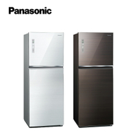 【北北基免運】【Panasonic】無邊框玻璃系列498L雙門電冰箱(NR-B493TG)(曜石棕/翡翠白)【台北 新北 基隆免運】