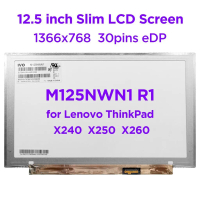 หน้าจอแอลซีดีสำหรับแล็ปท็อป ขนาด 12.5 นิ้ว รุ่นใหม่ M125NWN1 R1 สำหรับ B125XTN01.0 HB125WX1 200 LP12