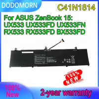 DODOMORN 15.4V 73Wh C41N1814 Laptop Battery For ASUS ZenBook 15 UX533 UX533FD UX533FN RX533 RX533FD BX533FD 4ICP4/73/110