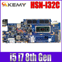 For HP Elite Dragonfly HSN-I32C Laptop Motherboard 6050A3074401 Mainboard With i5 i7 8th Gen CPU 8GB/16GB RAM