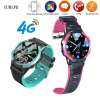 4G Smart Watches for Kids IP67 Waterproof GPS WIFI LBS Positioning Listening Baby SOS Video Call SIM Card Watch Phone Clock FA56