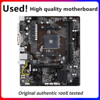 For A320 GA-A320M-DS2 A320M-DS2 Motherboard Socket AM4 For AMD A320 DDR4 USB3.0 SATA3 Original Desktop Mainboard Used Mainboard