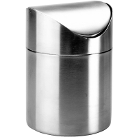 【IBILI】Clasica桌型垃圾桶 霧銀(回收桶 廚餘桶)