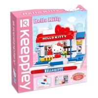 KEEPPLEY HELLO KITTY MODERN FASHION SHOP K20807 MAINAN BRICKS ANAK MAINAN KOLEKSI SANRIO HELLO KITTY