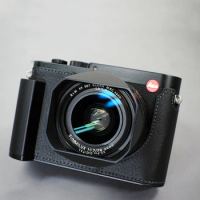 Milicase Handmade Genuine Leather Camera case Half Bag For Leica Q2 Q2 MONOCHROM Q3