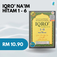 Iqra' Na'im - Hitam - Cara Cepat Belajar Membaca Al-quran - Edisi Lengkap Iqro' Na'im Dengan Rasm Ut