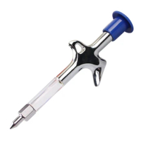 Aluminum Alloy Bicycle Grease Gun Cycling Lubricant Grease Gun Mini Nozzle Syringe Upkeep Chain Injector Bike Acessories