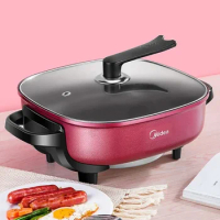 Midea Electric Hot Pot Household Multifunctional All-in-one Electric Frying Pan Electric Cooking Pot Cooking Pot Non-stick