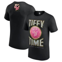 Wrestling Men's Black Tiffany Stratton Tiffy Time T-Shirt Hot Selling New Summer Women's Short Sleev