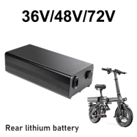 36V 48V 72V 20Ah 30Ah electric bike rear lithium battery 21700 lithium battery high capacity 1500W rear rack battery +charger