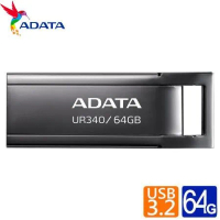 【ADATA 威剛】UR340 64GB USB3.2 金屬隨身碟