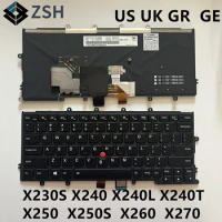 US English New for Lenovo X230S X240 X240I X240T X250 X250S X260 X270 Laptop No Backlit and Backlit keyboard